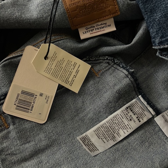 Levis 90’s Trucker Jacket Deconstructed Indigo A1743-0005 - Picture 10 of 14